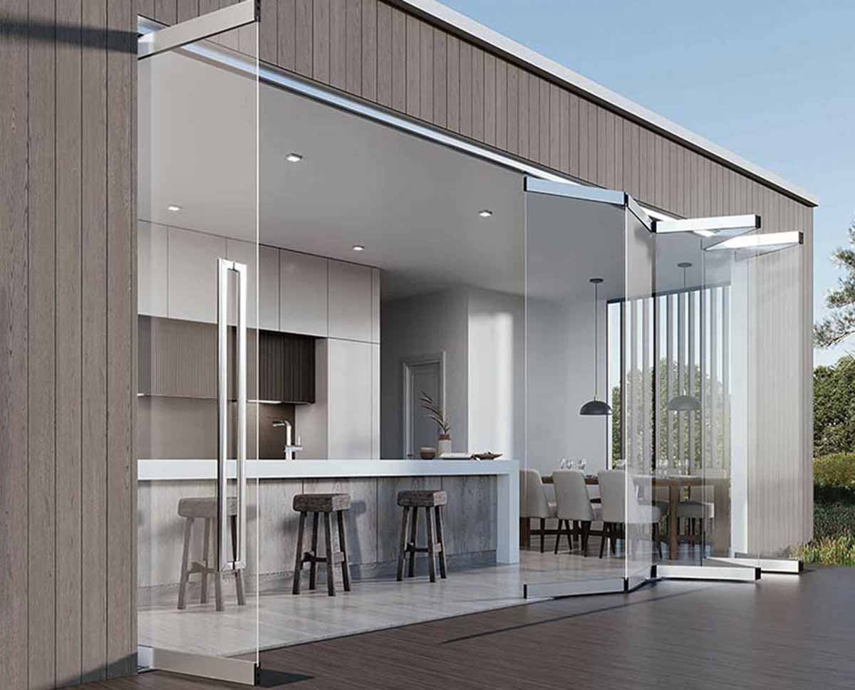 Vitres en accordéon aluminium à Tanger